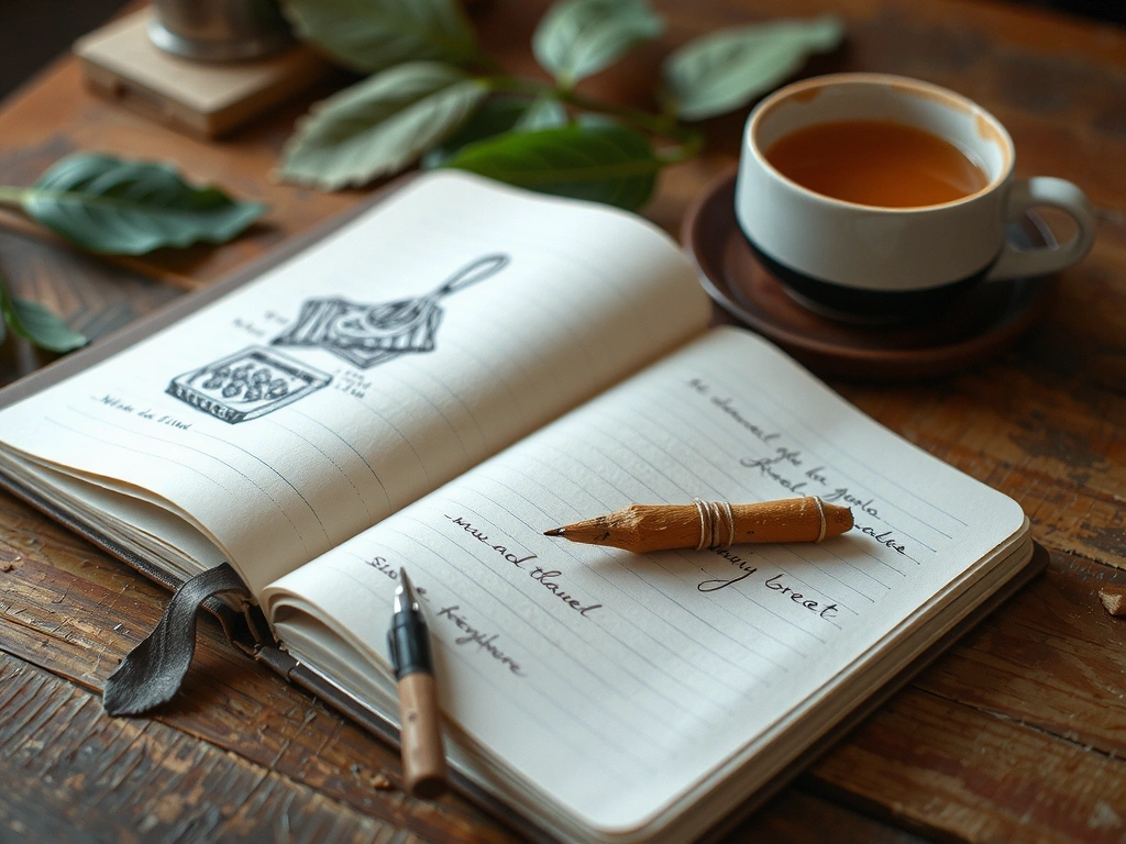 Handskrivna noteringar och en kopp te – grunden för en personlig plan